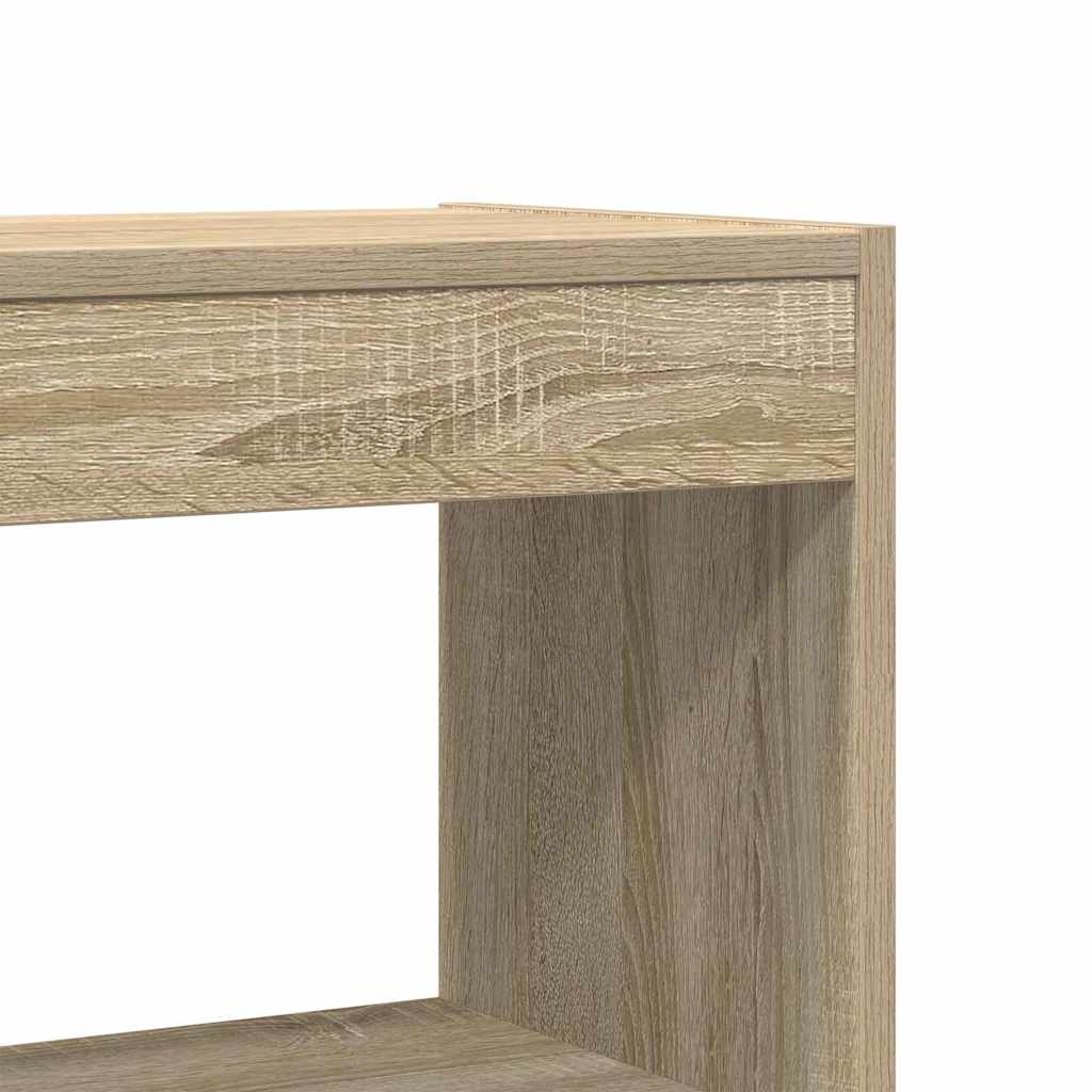 Bokskap Sonoma eik 100 x 30 x 198 cm Konstruert tre