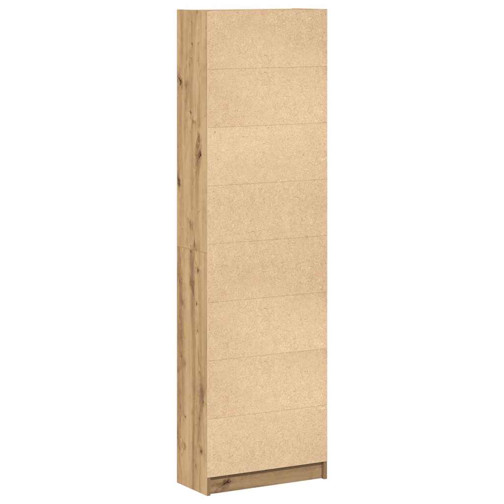 Garderobeskap Artisan Eik 55 x 25 x 189 cm Konstruert tre vidaXL