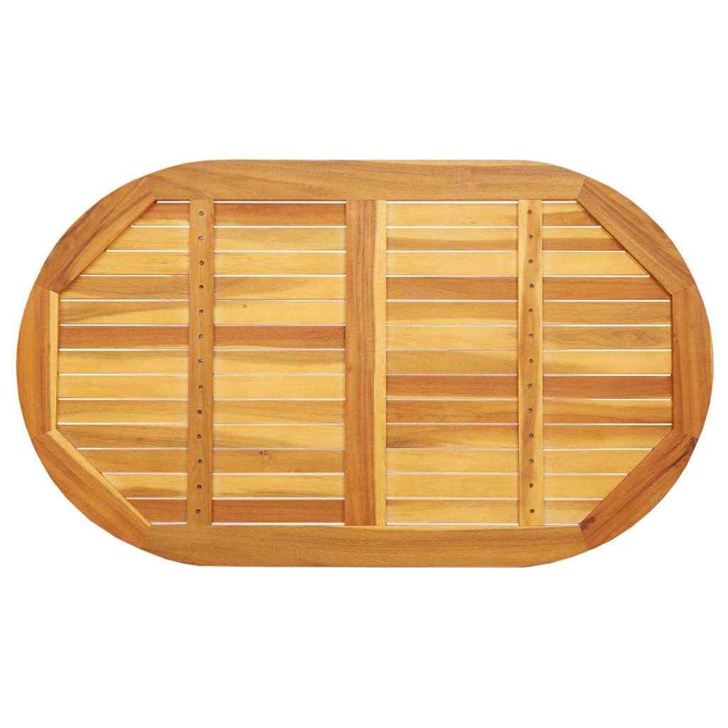 Bordplate Olje naturlig 120 x 70 x 2 cm Solid akasietre