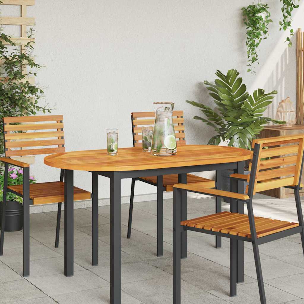 Bordplate Olje naturlig 120 x 70 x 2 cm Solid akasietre