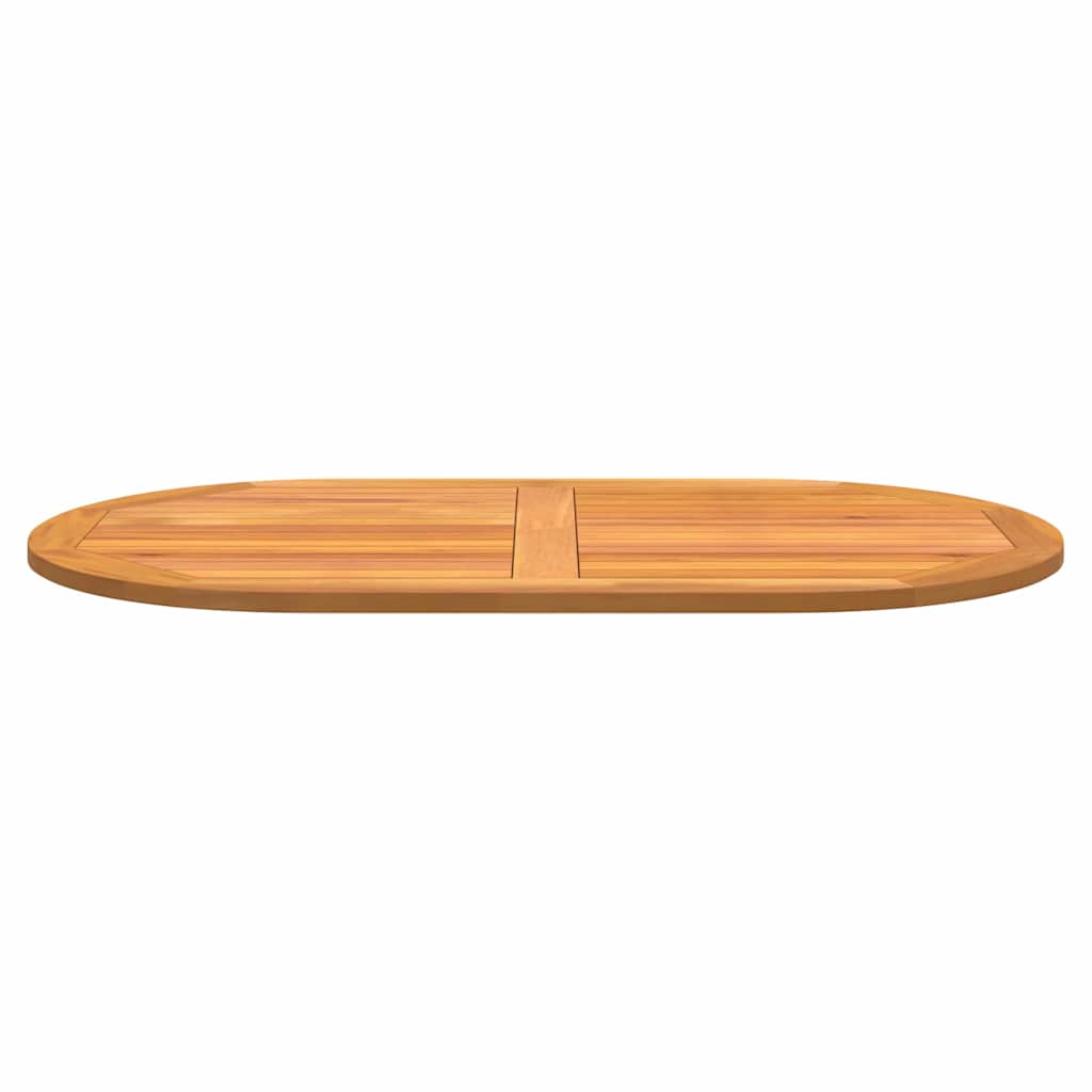 Bordplate Olje naturlig 120 x 70 x 2 cm Solid akasietre