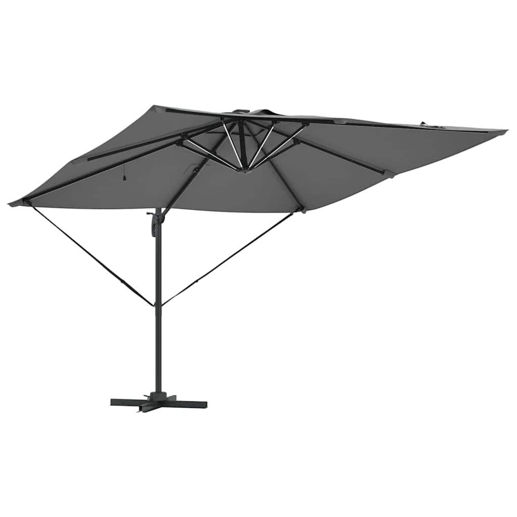 Parasoll Antrasitt 286 x 284 x 270 cm Aluminium og polyester