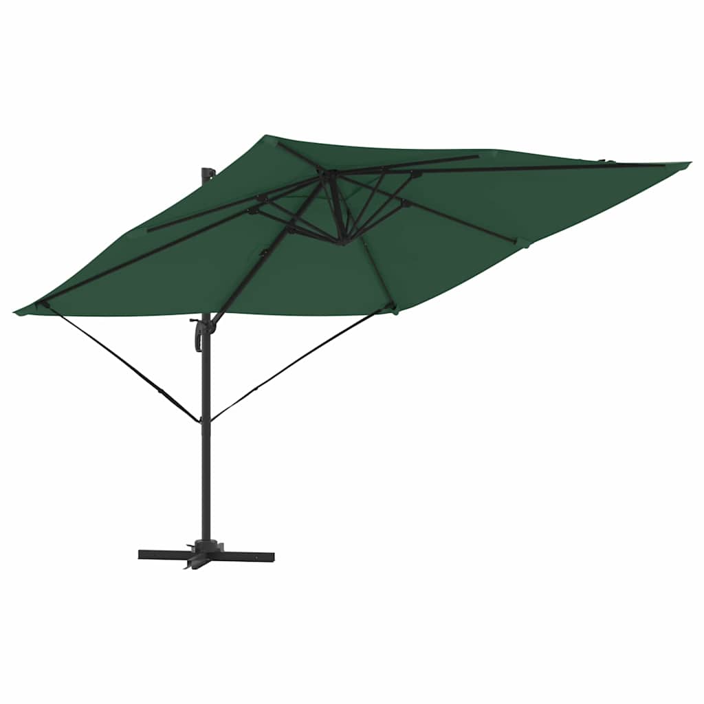 Roma parasol grønn 286 x 284 x 265 cm Aluminium og polyester
