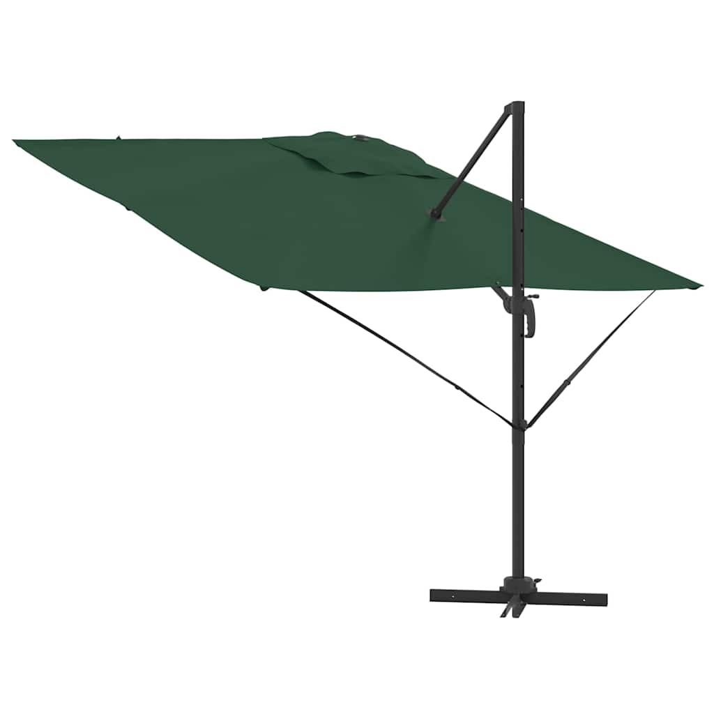 Roma parasol grønn 286 x 284 x 265 cm Aluminium og polyester