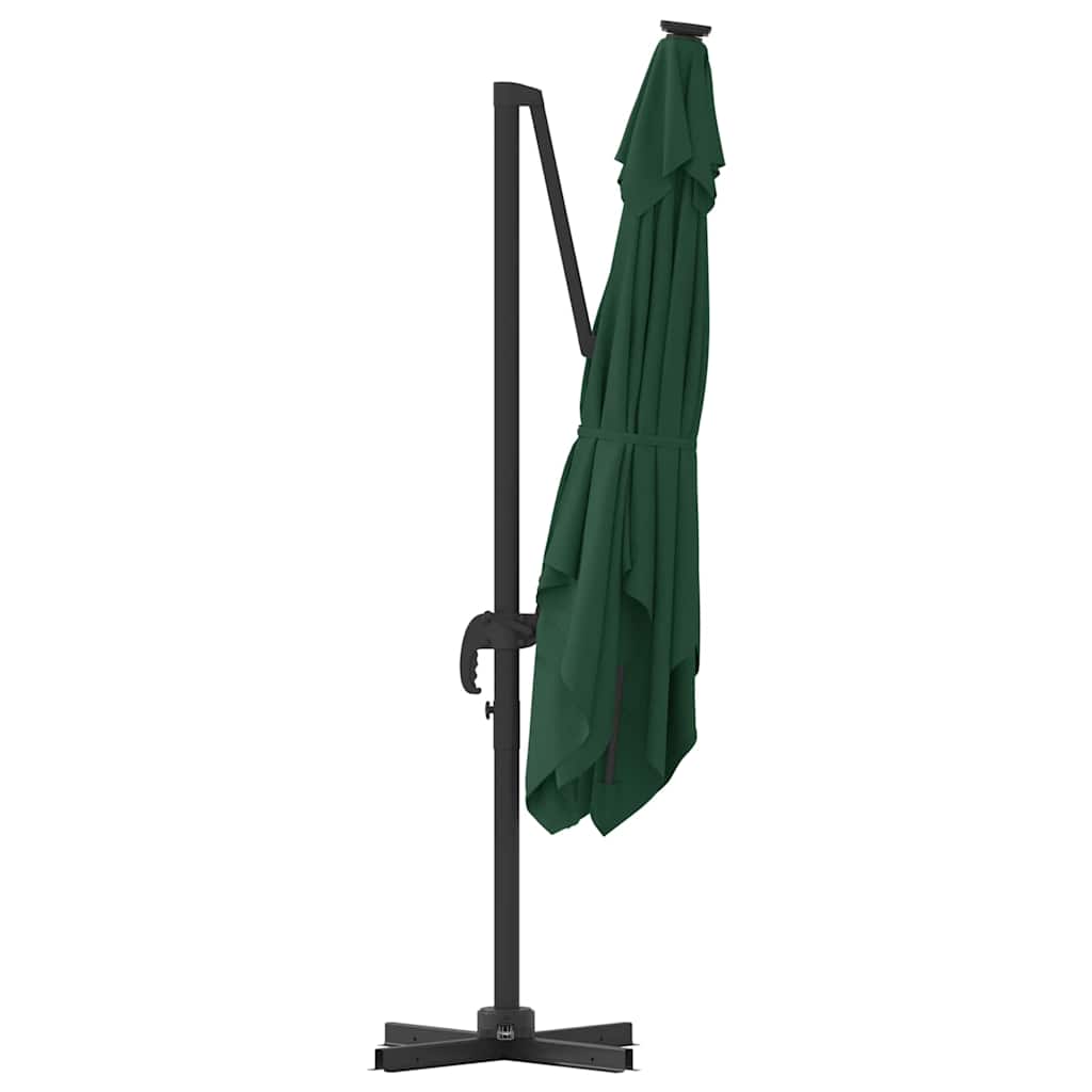 Roma parasol grønn 286 x 284 x 265 cm Aluminium og polyester