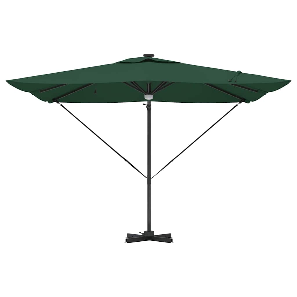 Roma parasol grønn 286 x 284 x 270 cm Aluminium og polyester