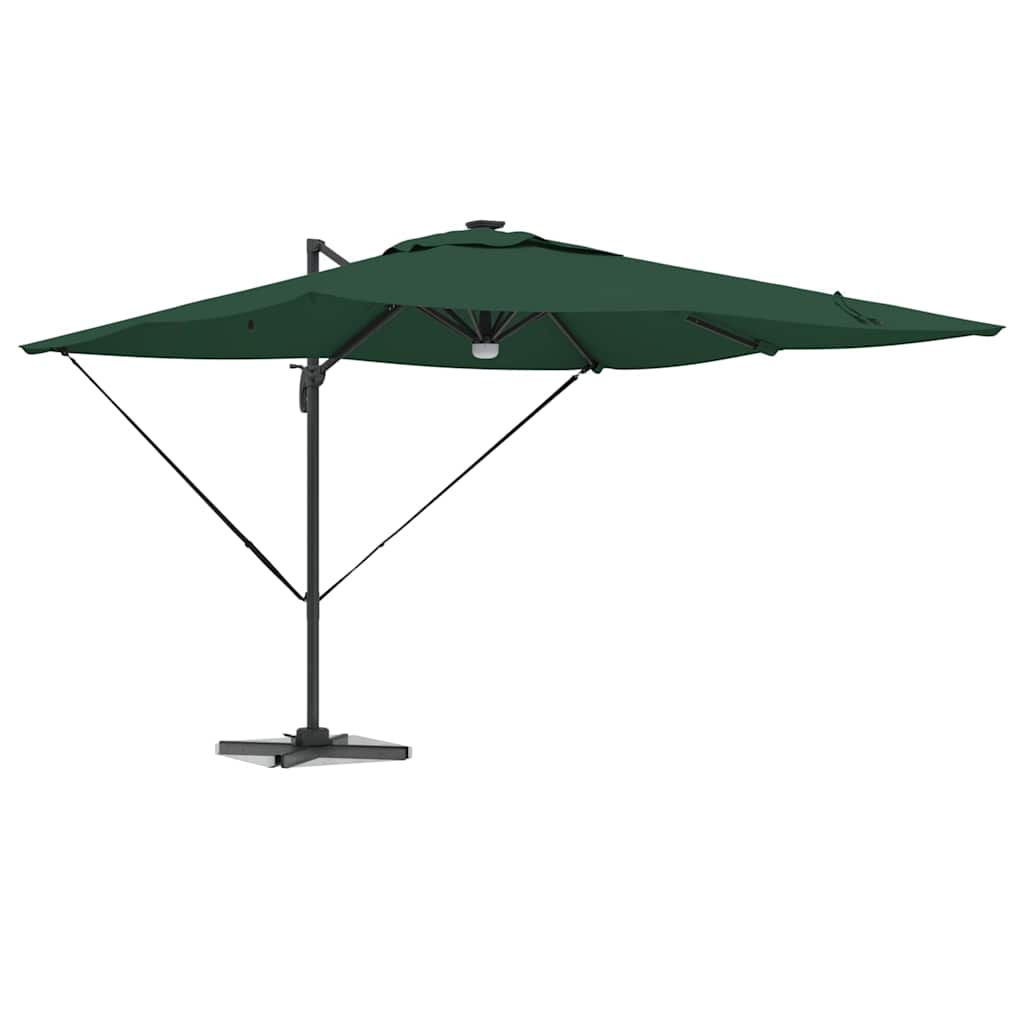 Roma parasol grønn 286 x 284 x 270 cm Aluminium og polyester