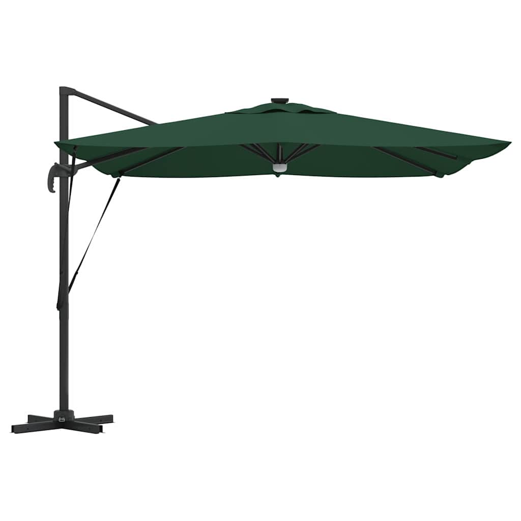Roma parasol grønn 286 x 284 x 270 cm Aluminium og polyester
