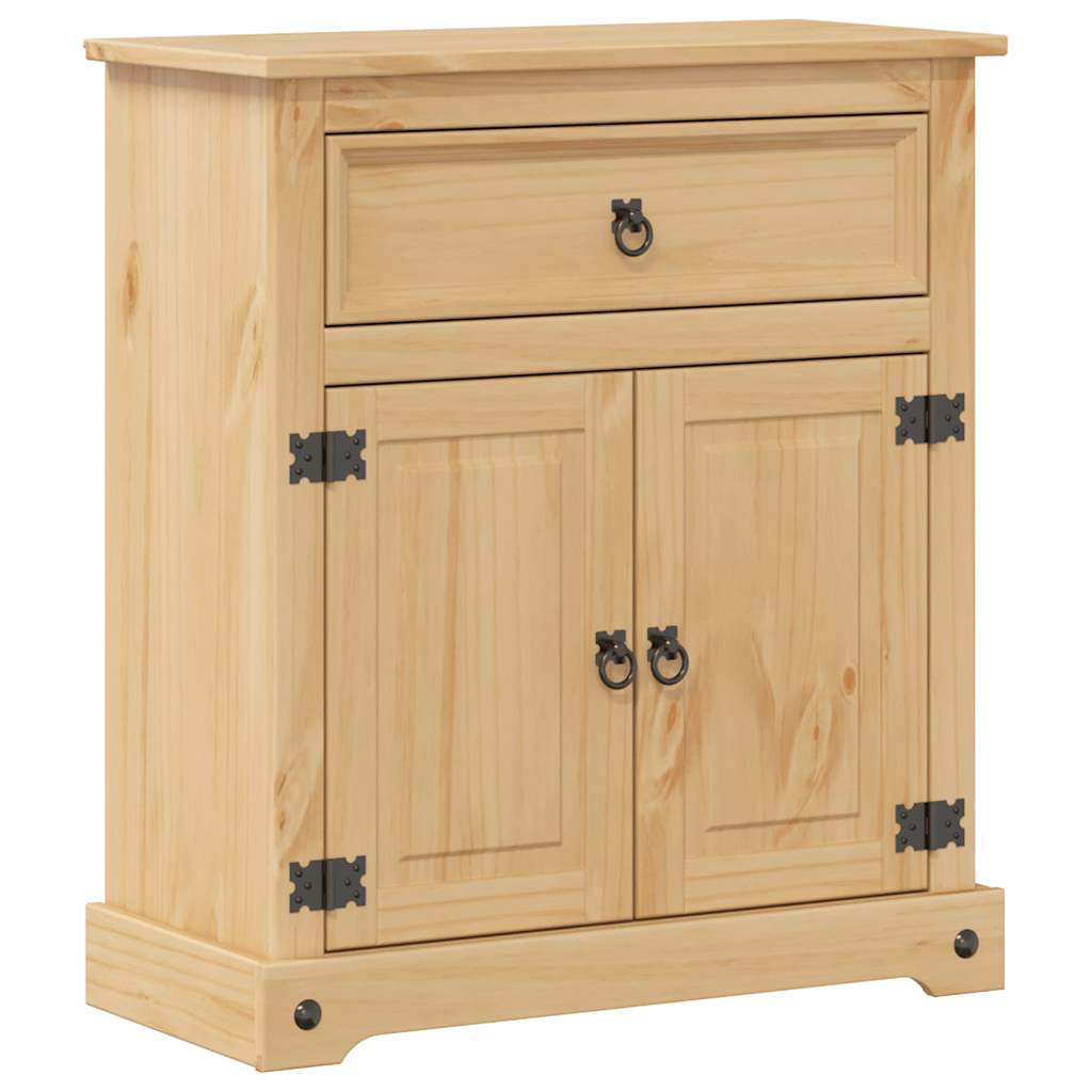Baderomsskap 3 stk Corona heltre furu vidaXL
