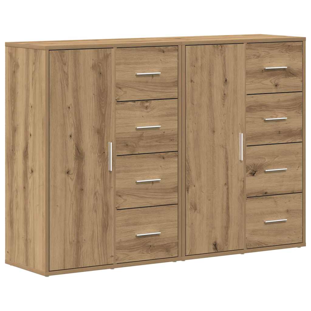 Serviesskap 2 pcs Artisan Eik 60 x 31 x 84 cm Konstruert tre