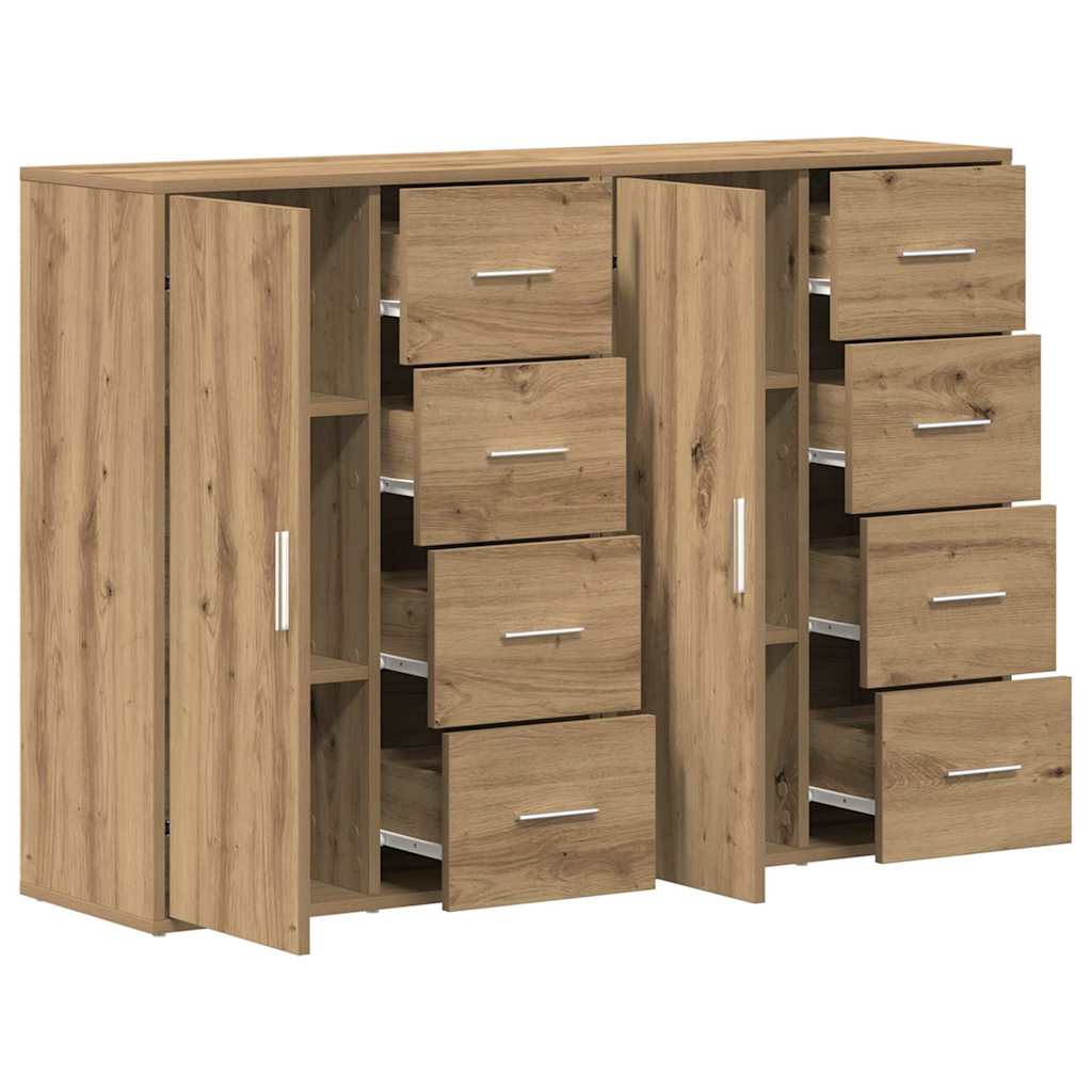 Serviesskap 2 pcs Artisan Eik 60 x 31 x 84 cm Konstruert tre