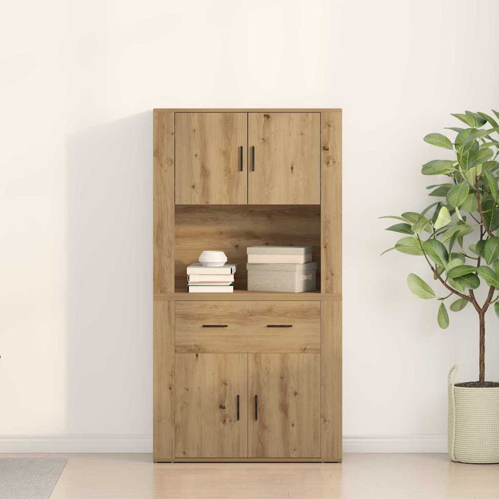 Høyskap artisan eik 80 x 33 x 150 cm Konstruert tre