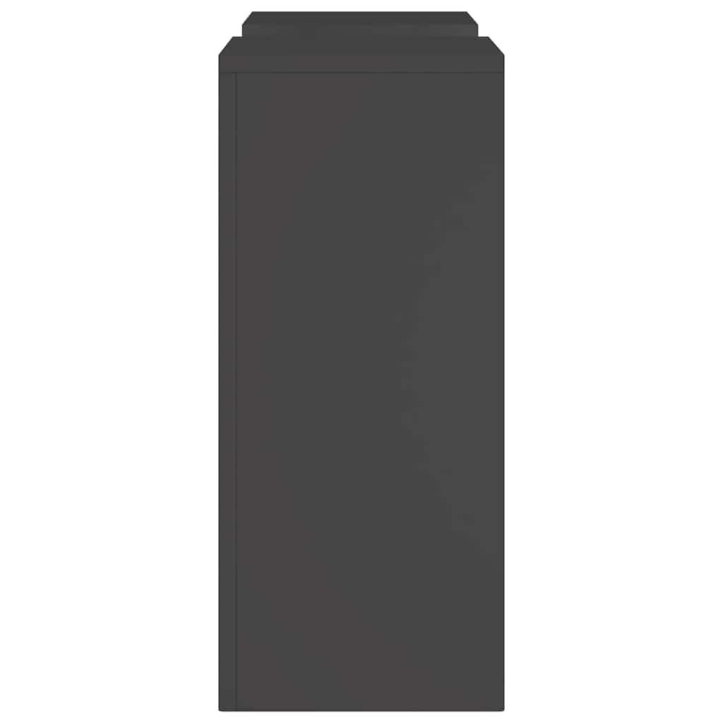 Planteholder 2 pcs Svart 24 x 24 x 55 cm Stål