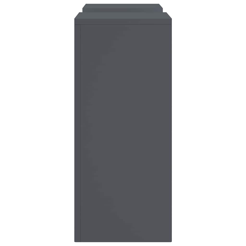Planteholder 2 pcs Antrasitt 24 x 24 x 55 cm Stål