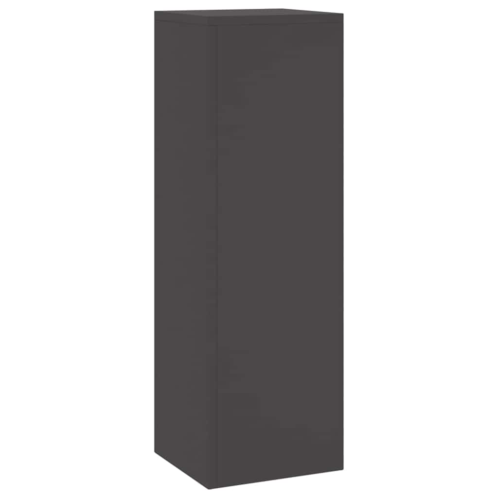 Planteholder 2 pcs Svart 24 x 24 x 75 cm Stål