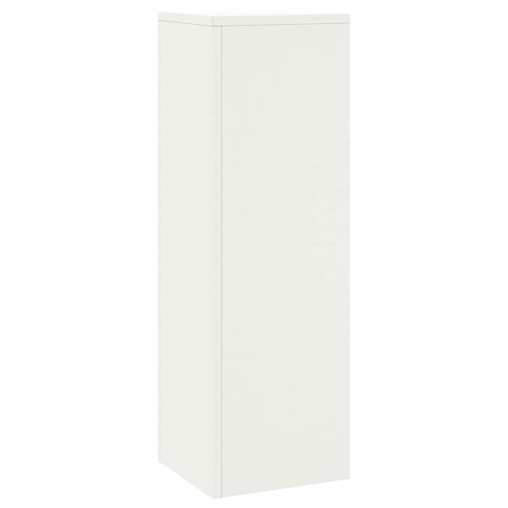 Planteholder 2 pcs Hvit 24 x 24 x 75 cm Stål