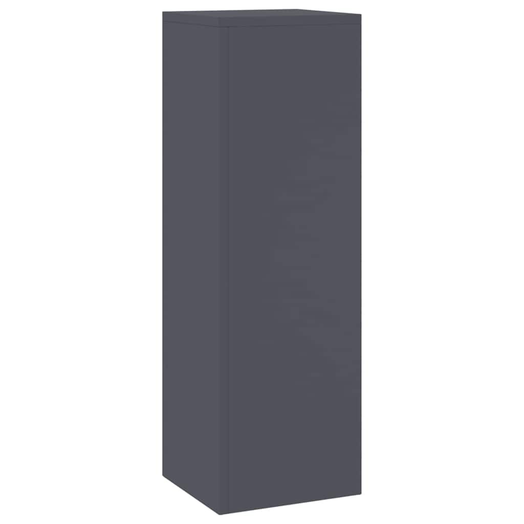 Planteholder 2 pcs Antrasitt 24 x 24 x 75 cm Stål