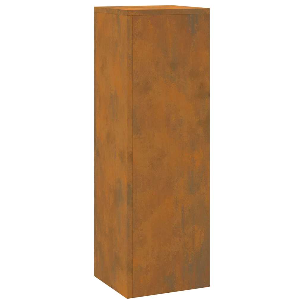 Planteholder 2 pcs Rusten 24 x 24 x 75 cm Cortenstål