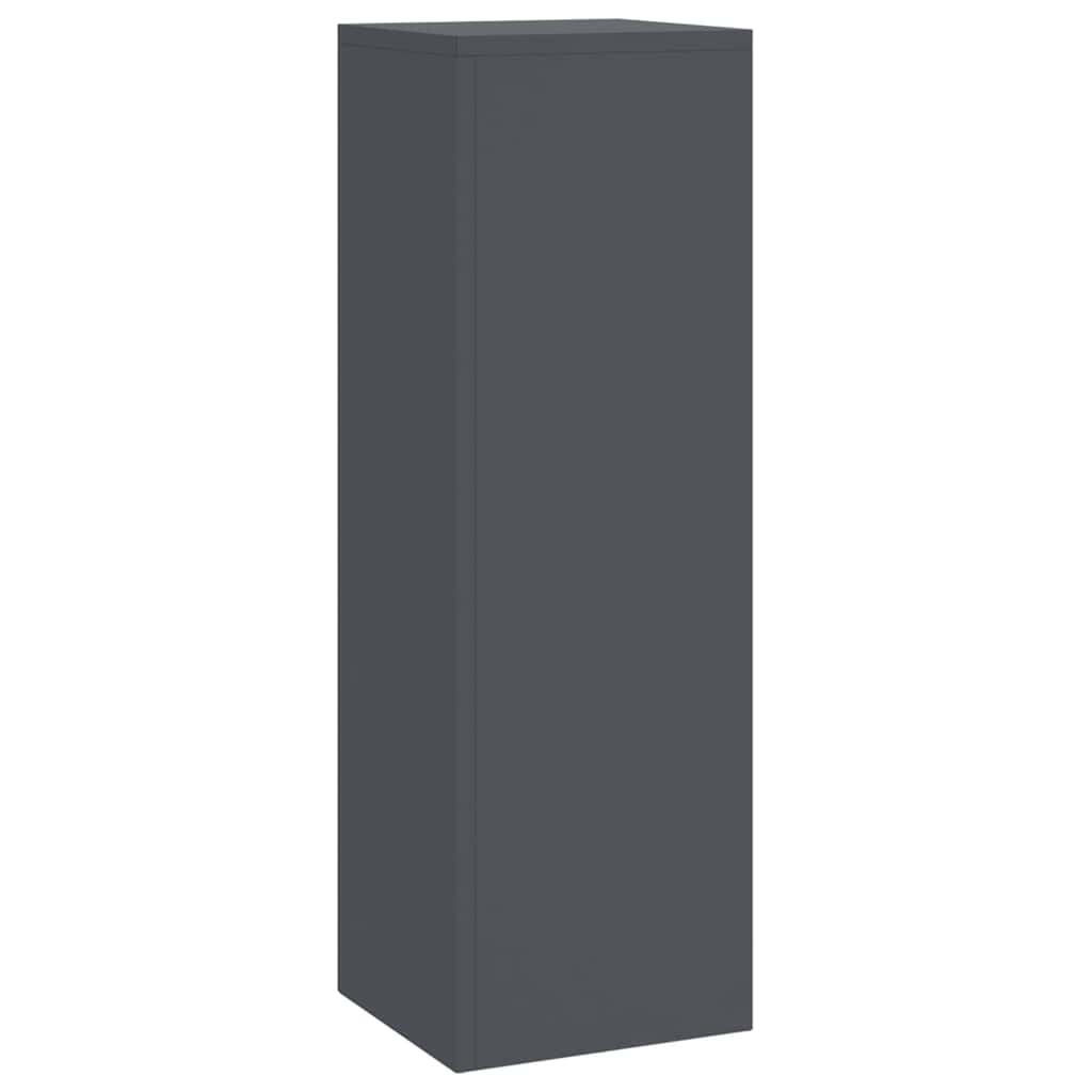 Planteholder 3 pcs Antrasitt Stål