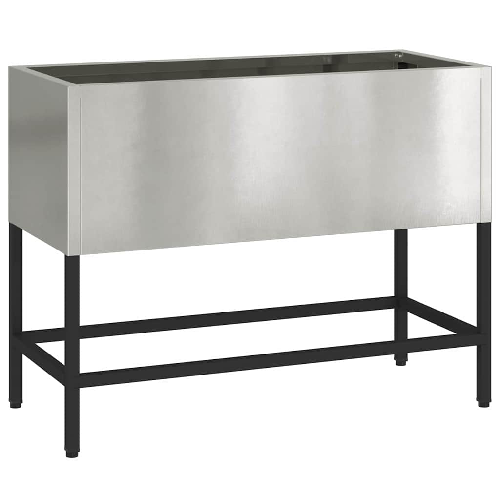 Hevet Hageplante sølv 60 x 26 x 45 cm Rustfritt stål