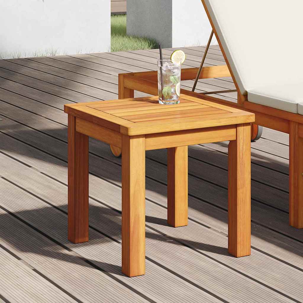 Sidetabell Olje naturlig 35 x 35 x 34 cm Solid akasietre