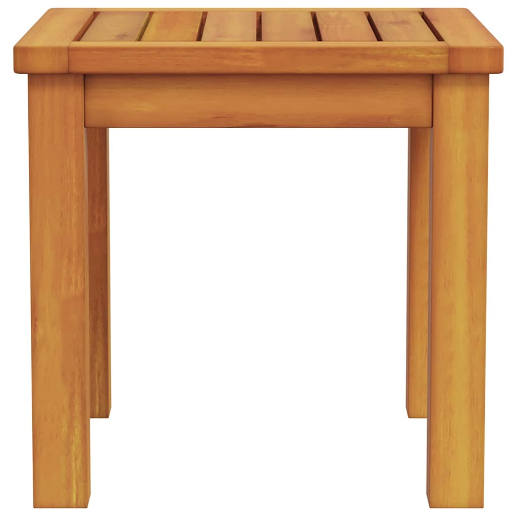 Sidetabell Olje naturlig 35 x 35 x 34 cm Solid akasietre