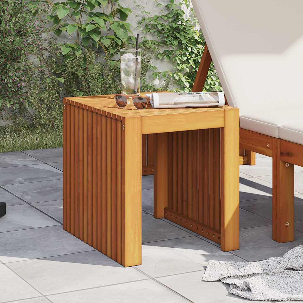 Sidetabell Olje naturlig 43 x 36 x 40 cm Massivt Teaktre