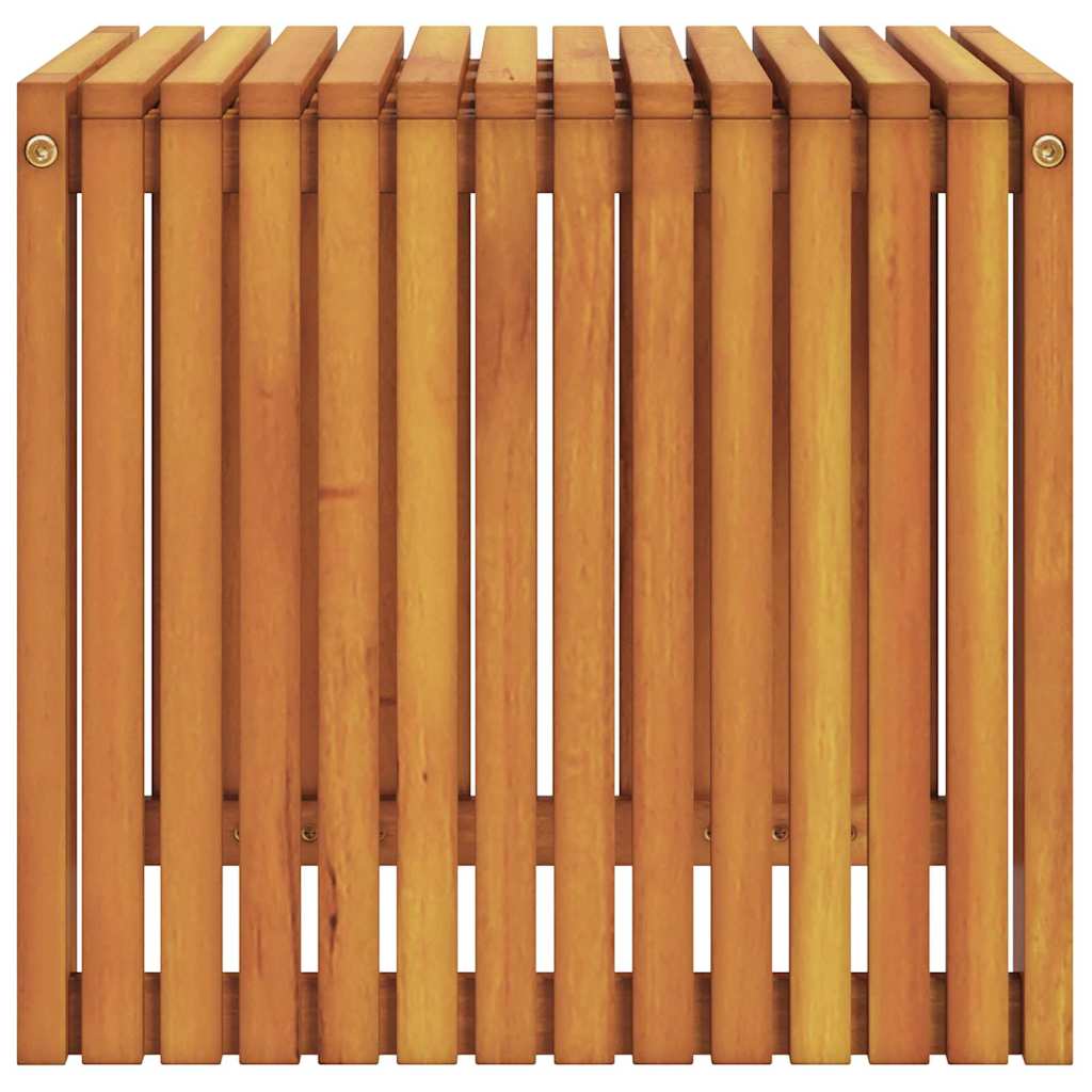 Sidetabell Olje naturlig 43 x 36 x 40 cm Massivt Teaktre