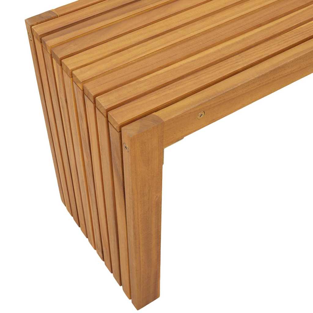 benk Olje naturlig 110 x 30 x 45 cm Massivt Teaktre