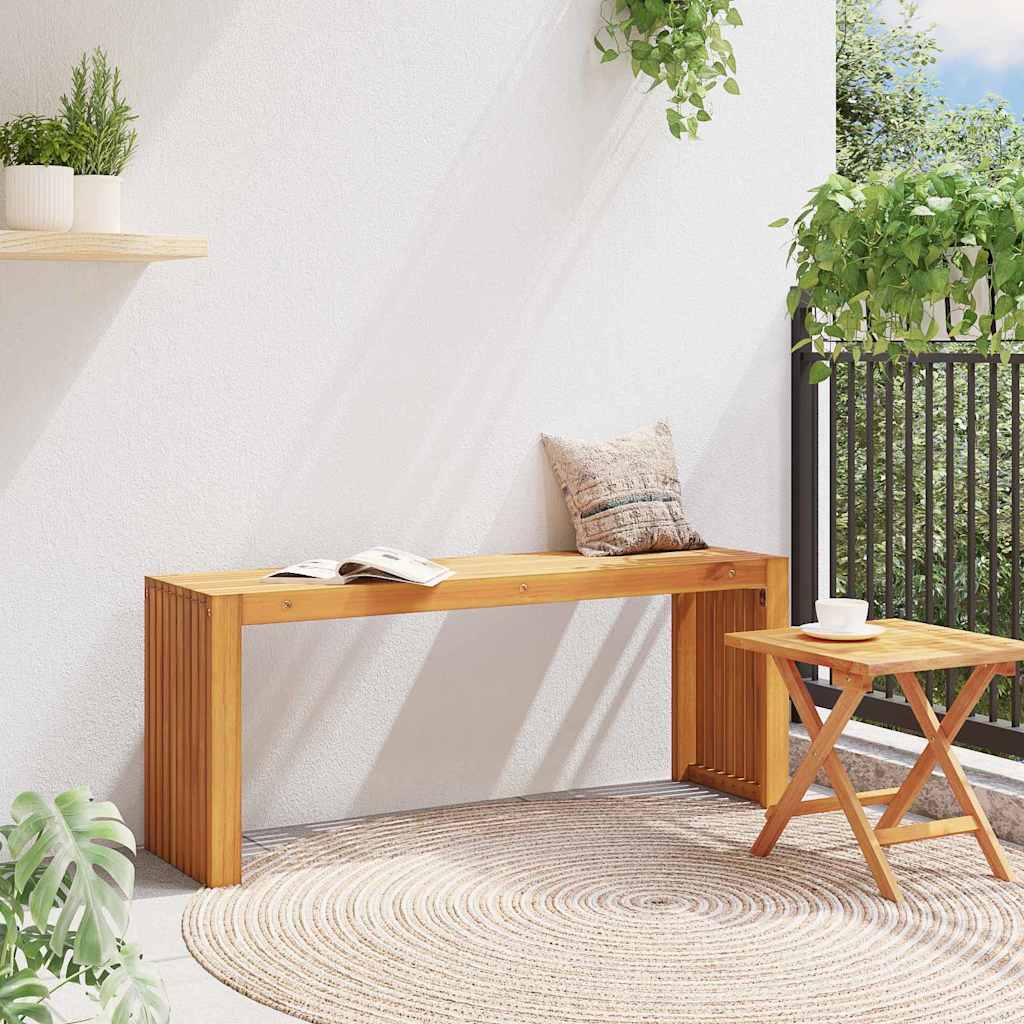 benk Olje naturlig 110 x 30 x 45 cm Massivt Teaktre