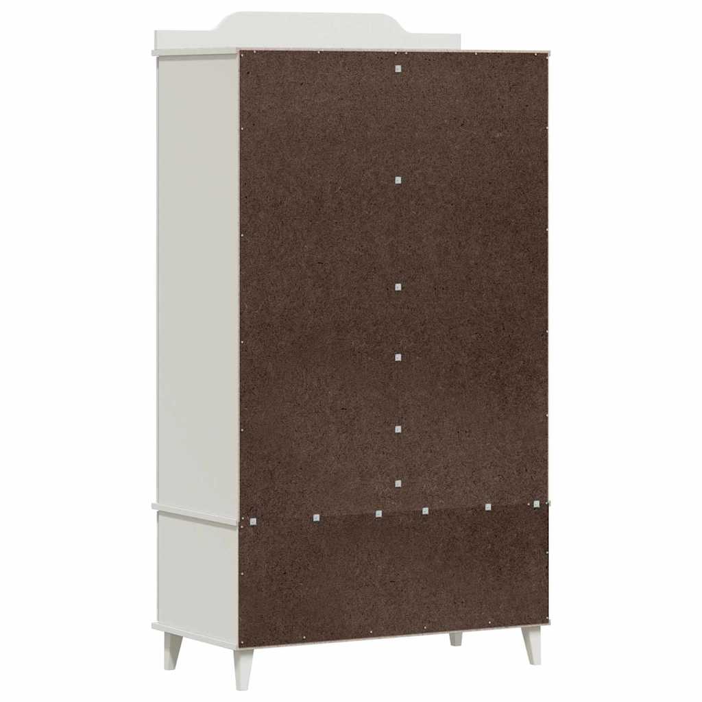 Krittstavle Garderobe med skuff ROROS Hvit 90 x 45 x 165 cm