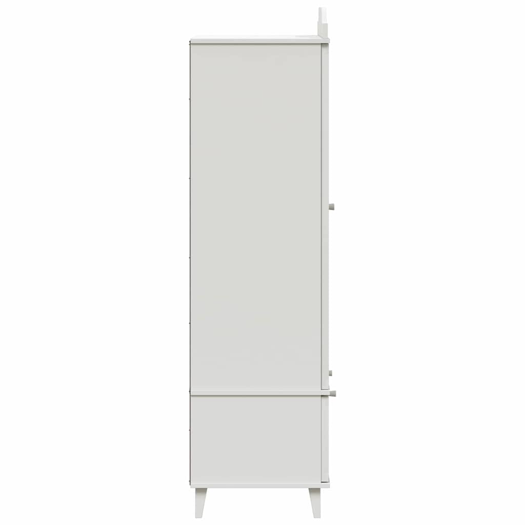 Krittstavle Garderobe med skuff ROROS Hvit 90 x 45 x 165 cm