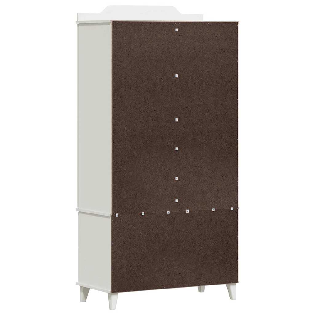 Krittstavle Garderobe med skuff ROROS Hvit 90 x 45 x 180 cm