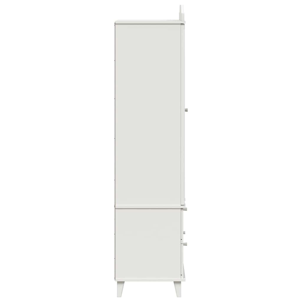 Krittstavle Garderobe med skuff ROROS Hvit 90 x 45 x 180 cm