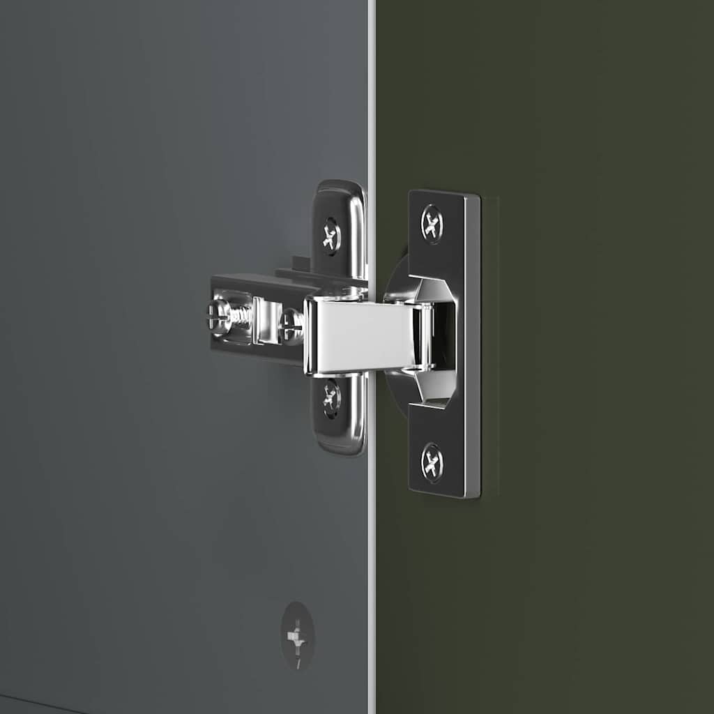 Krittstavle Garderobe ROROS Grå og hvit 90 x 45 x 180 cm