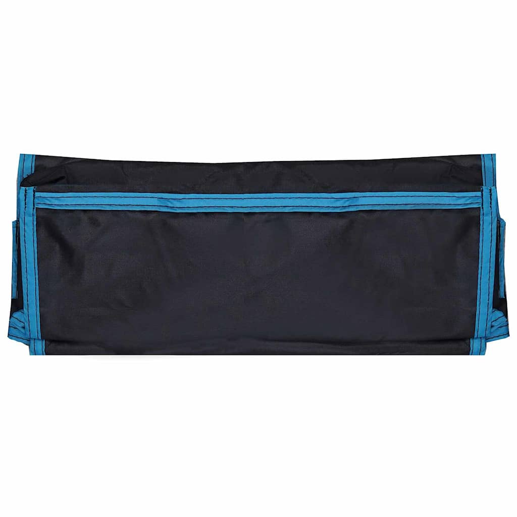 Hengende teltorganisator med 10 lommer Svart 40,5 x 25 x 80 cm