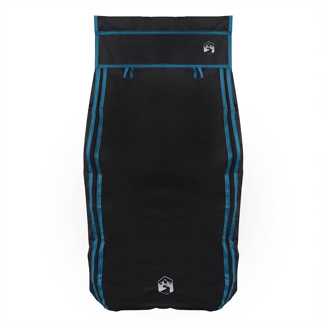 Hengende teltorganisator med 10 lommer Svart 40,5 x 25 x 80 cm