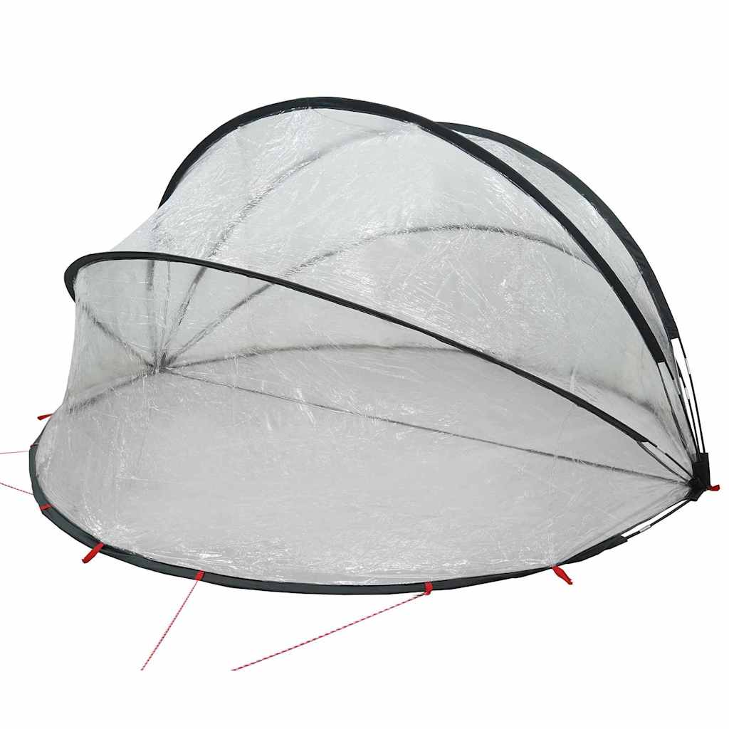 Poolkuppel Gjennomsiktig 405 x 405 x 192 cm PVC