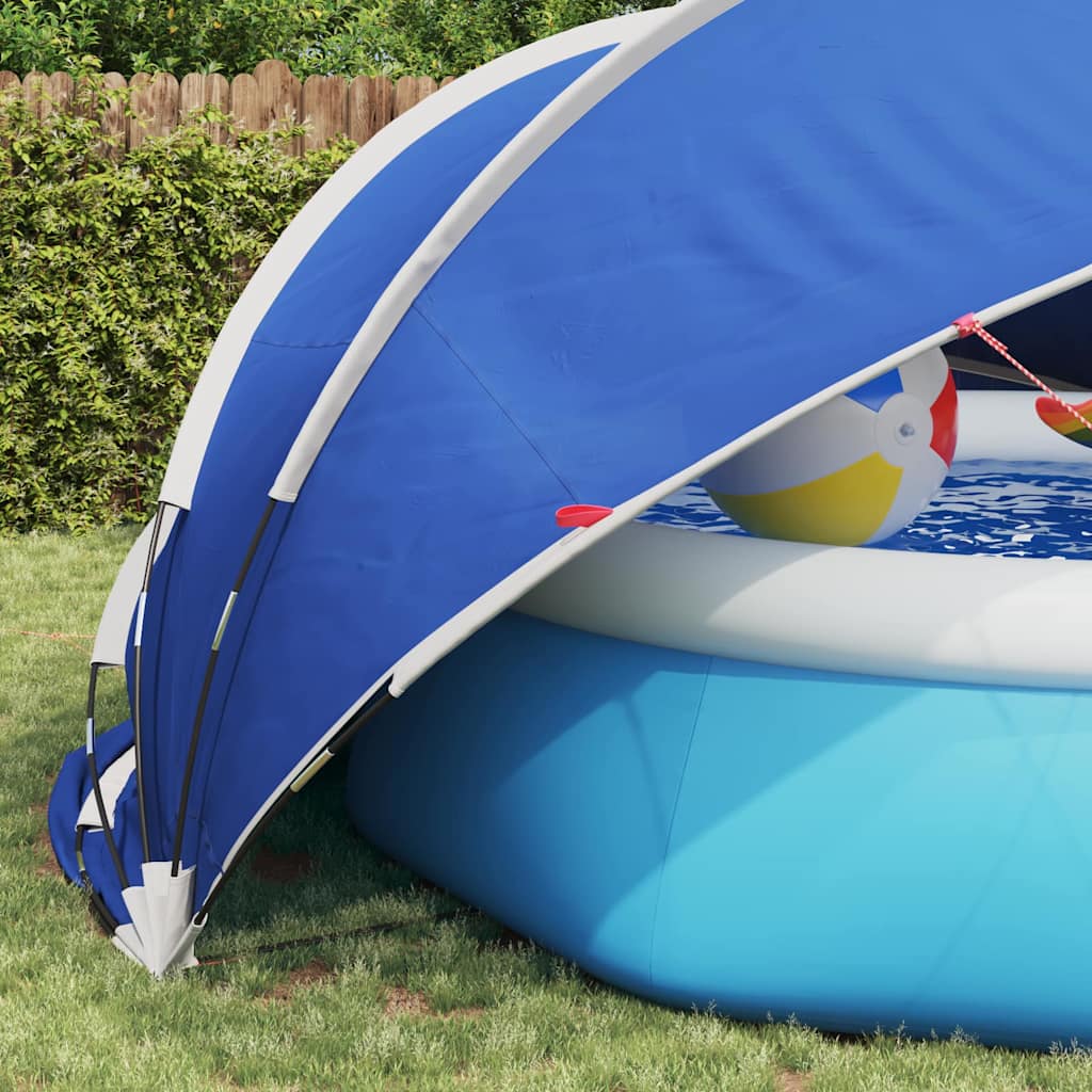 Poolkuppel 430 x 430 x 210 cm 185T polyester med PU-belegg