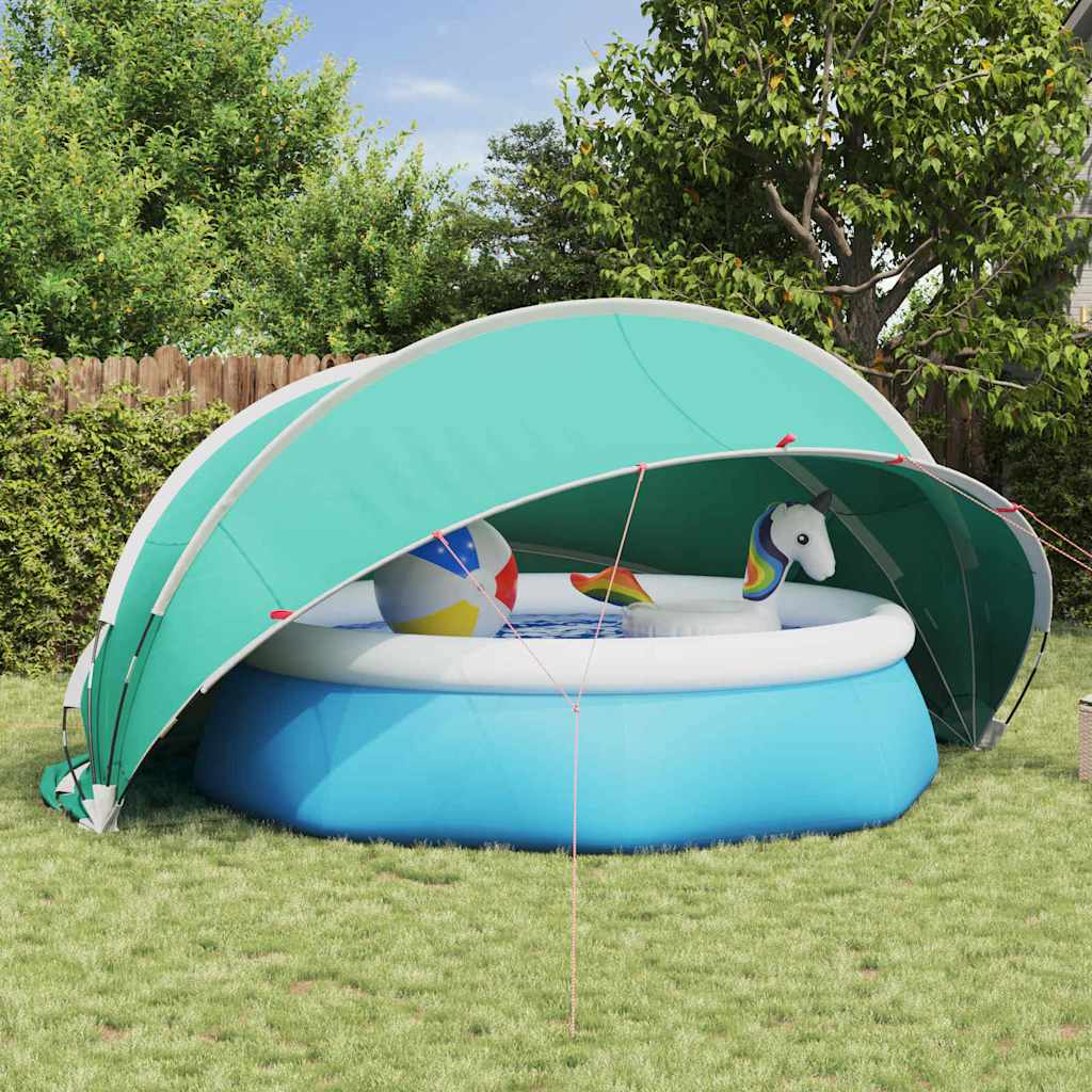 Poolkuppel 472 x 460 x 229 cm 185T polyester med PU-belegg