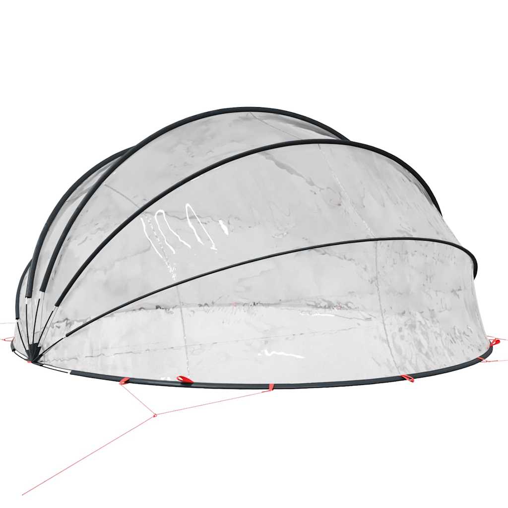 Poolkuppel Gjennomsiktig 472 x 460 x 229 cm PVC