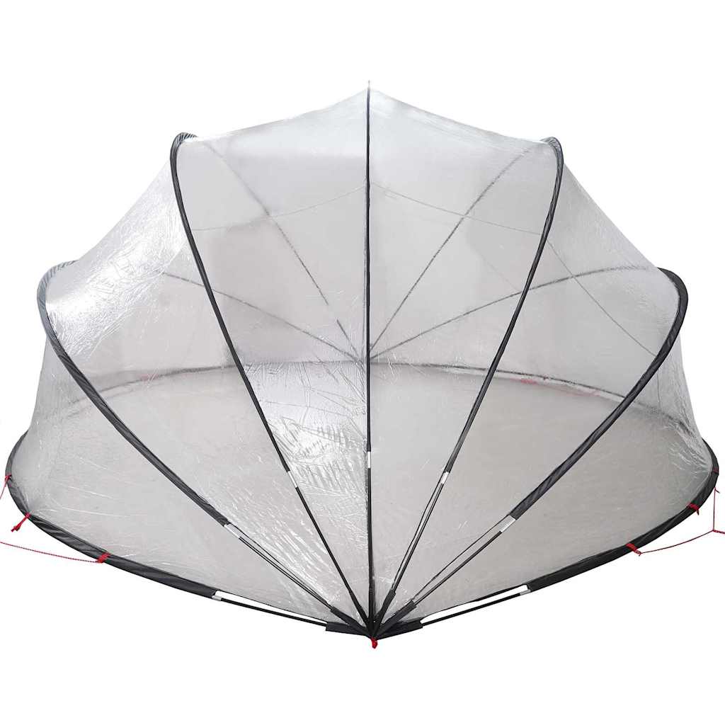 Poolkuppel Gjennomsiktig 472 x 460 x 229 cm PVC