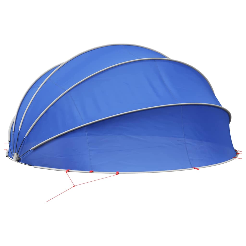 Poolkuppel 500 x 500 x 236 cm 185T polyester med PU-belegg