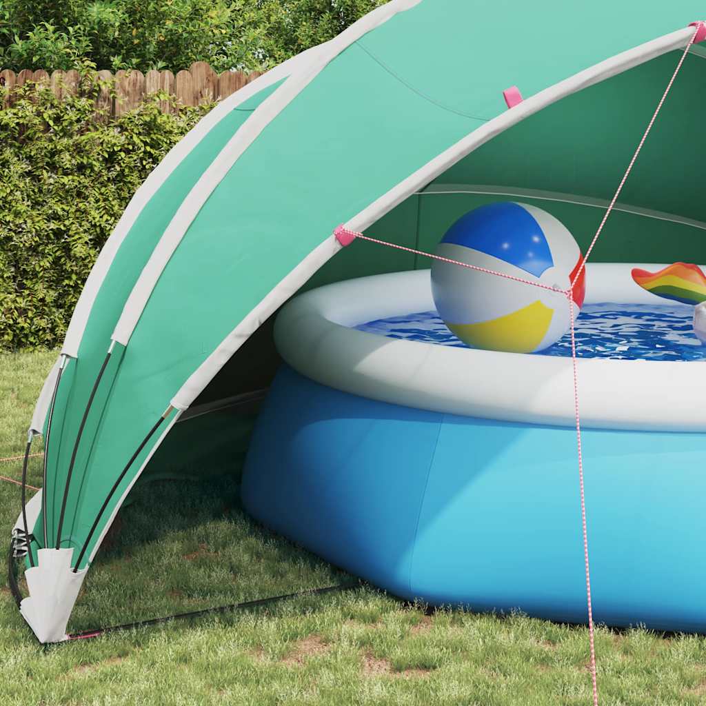 Poolkuppel 546 x 516 x 250 cm 185T polyester med PU-belegg
