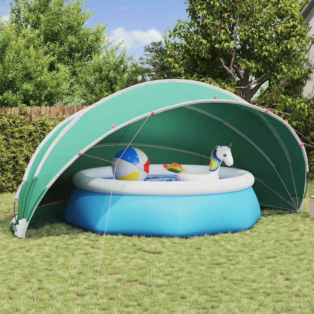 Poolkuppel 546 x 516 x 250 cm 185T polyester med PU-belegg