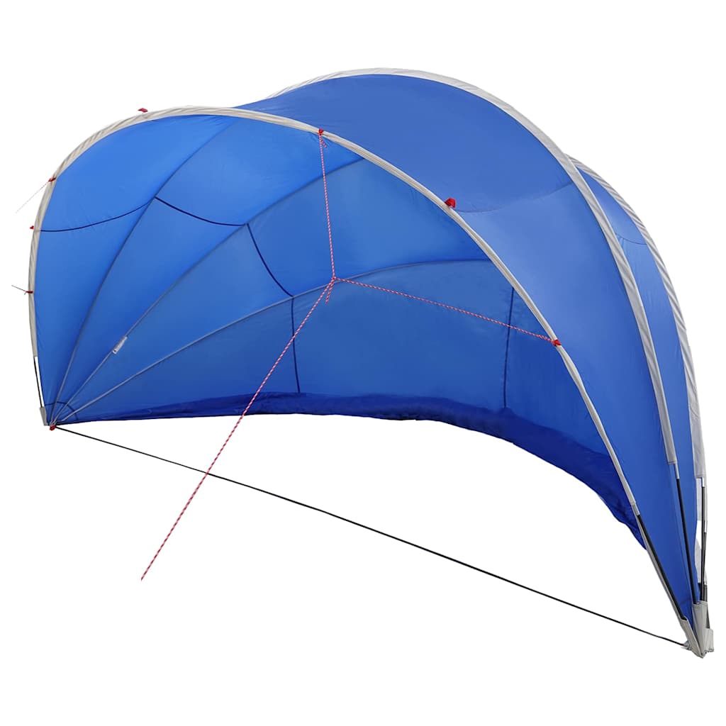 Poolkuppel Blå 546 x 516 x 250 cm 185T polyester med PU-belegg