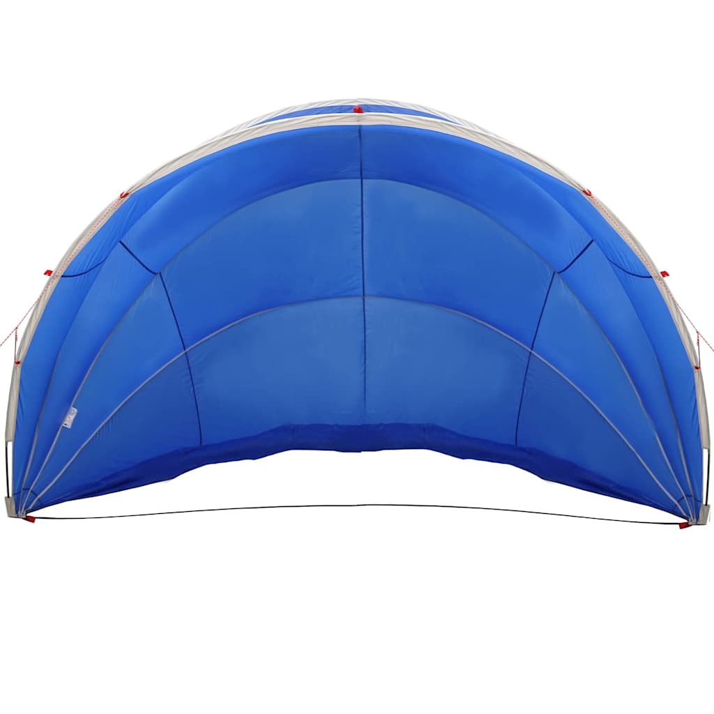 Poolkuppel Blå 546 x 516 x 250 cm 185T polyester med PU-belegg