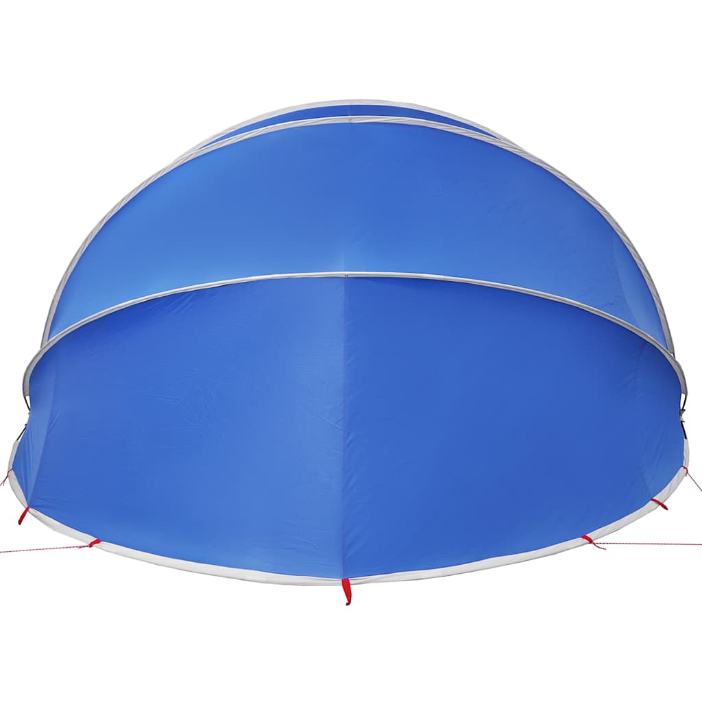 Poolkuppel Blå 546 x 516 x 250 cm 185T polyester med PU-belegg
