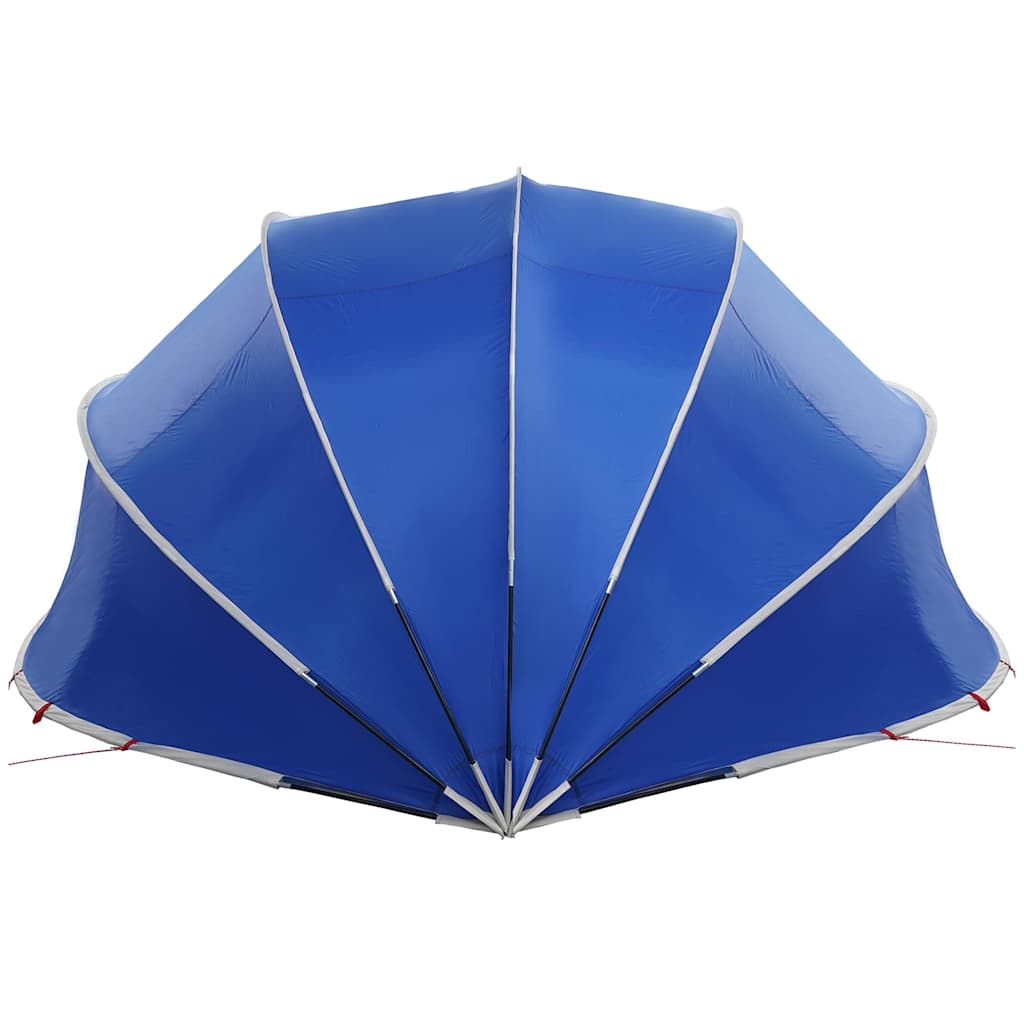 Poolkuppel Blå 546 x 516 x 250 cm 185T polyester med PU-belegg