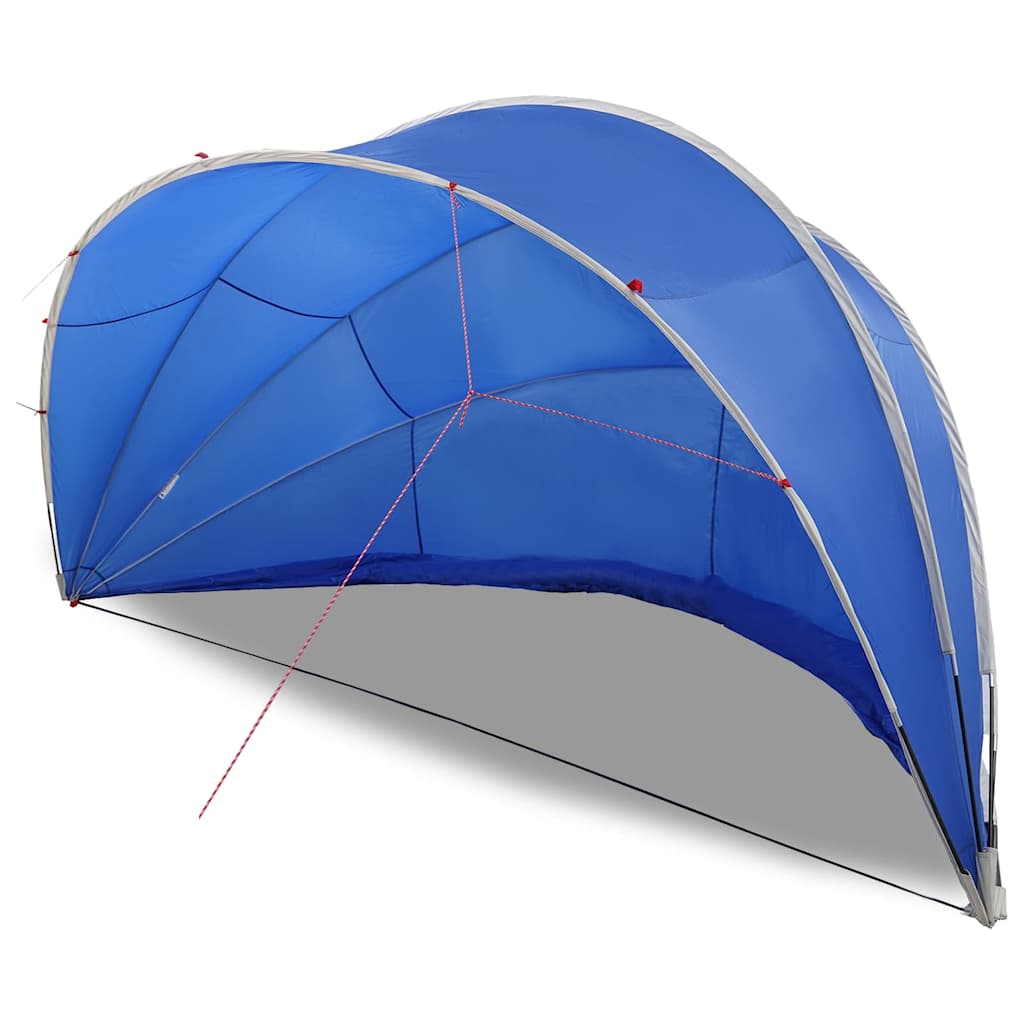 Poolkuppel Blå 546 x 516 x 250 cm 185T polyester med PU-belegg